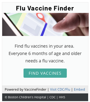 Find Flu Vaccine