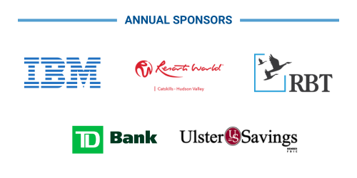 Annual Sponsors: IBM, Resorts World, RBT, TD Bank, Ulster Savings