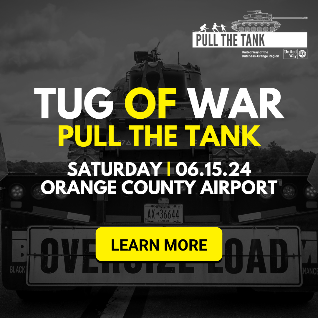 Learn More about our Pull the Tank event on June 15th at Orange County Airport to benefit veterans.